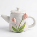 TulipGlow™ Ceramic Teapot