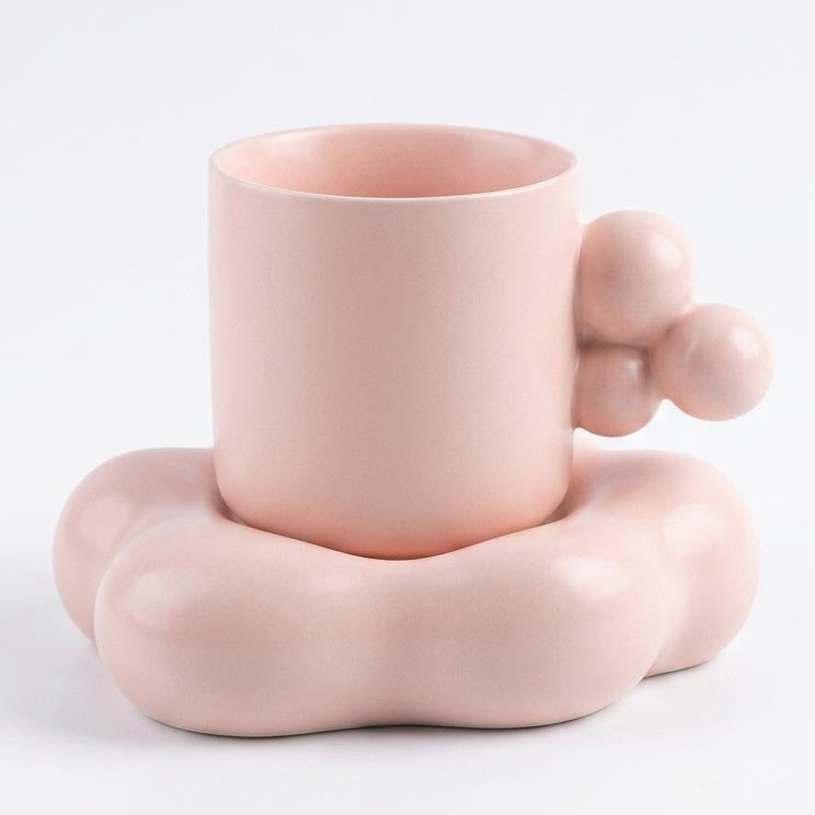 Aesthetic Mug & Saucer Set