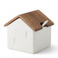 CloudHouse™ Ceramic Storage Container with Wood Lid