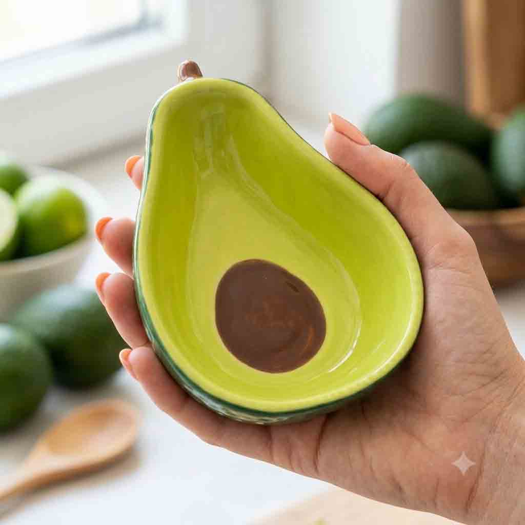 Ceramic Avocado Plate