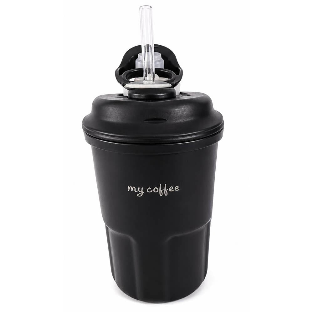 Stainless Steel Insulated Coffee Tumbler with Straw
