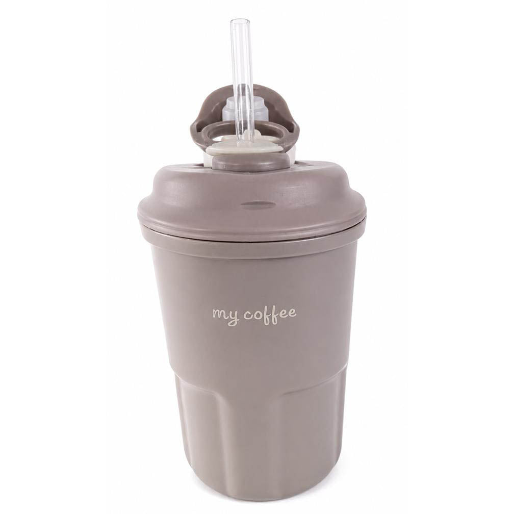 Stainless Steel Insulated Coffee Tumbler with Straw