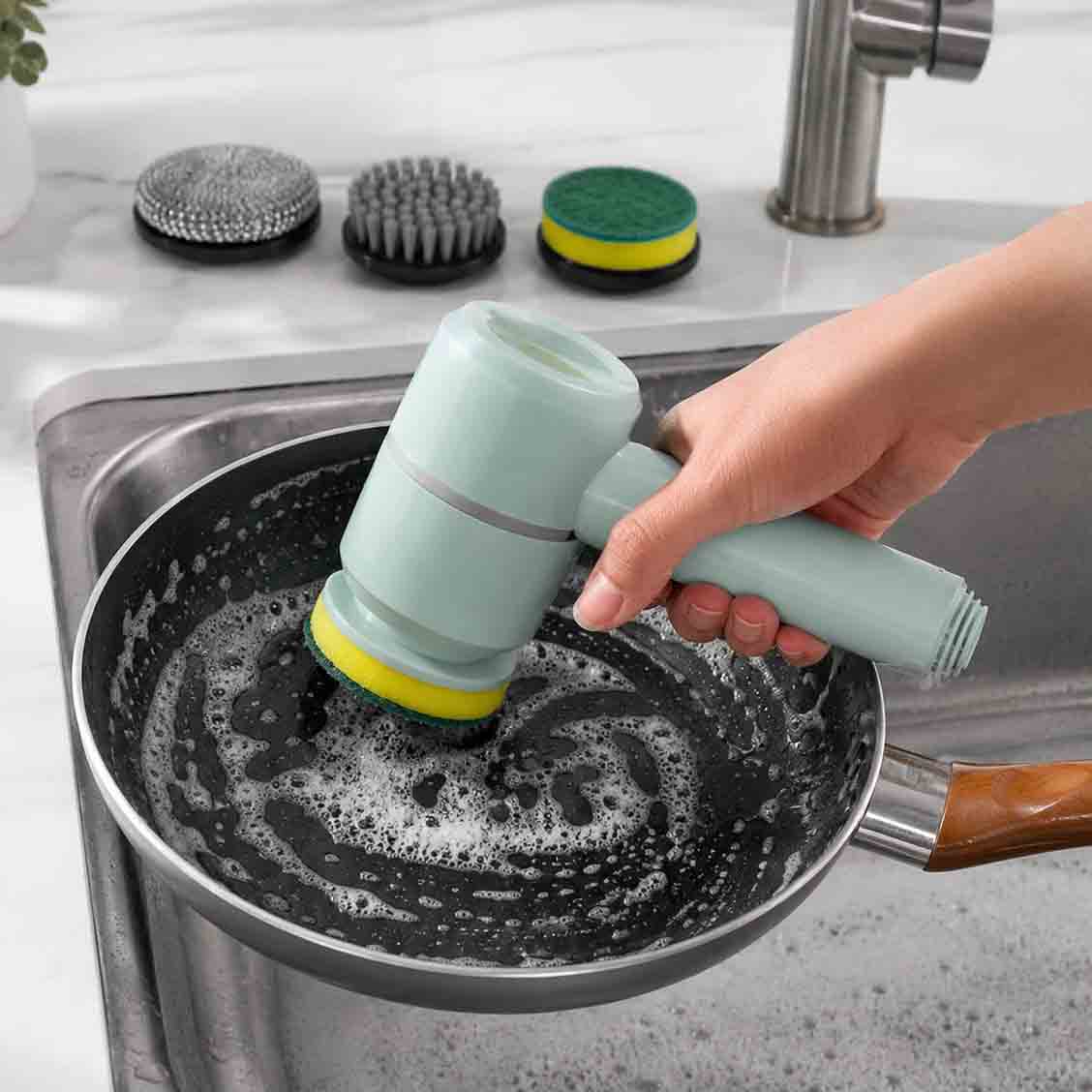 5-in-1 Cordless Electric Cleaning Brush