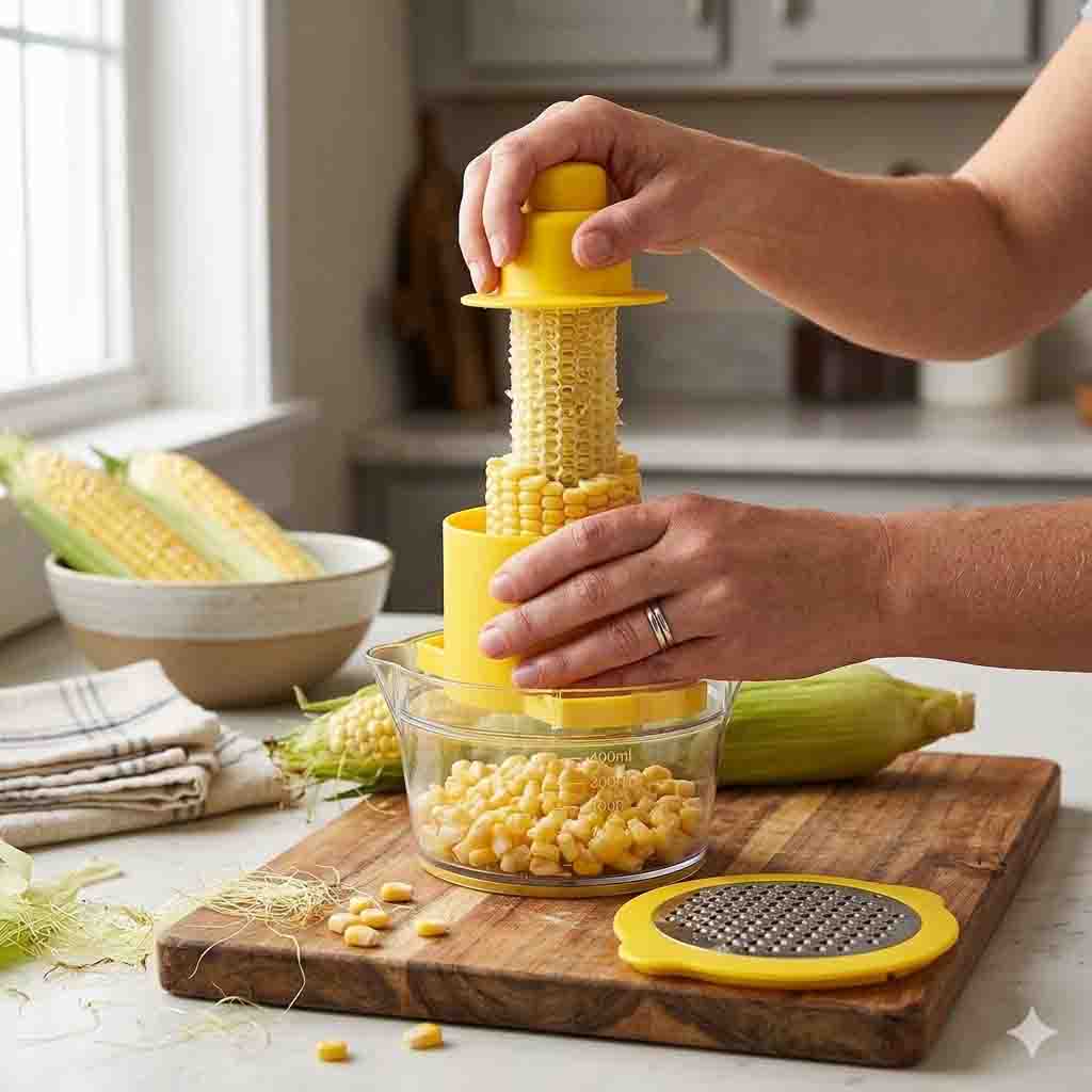 Corn Stripper & Kernel Remover