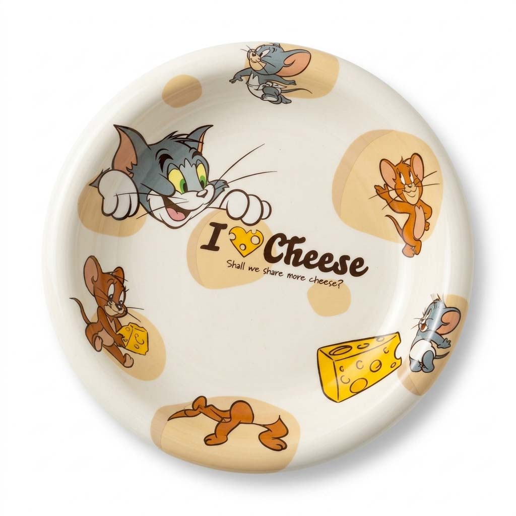 Cute Tom and Jerry Plate