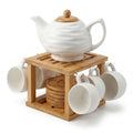 Elegant Tea Set (Pot and Cups)