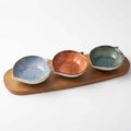Aesthetic Ceramic Multi-Colored Bowls Set